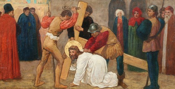 ARTS/CRAFTS STATIONS OF THE CROSS PAINTINGS - 4