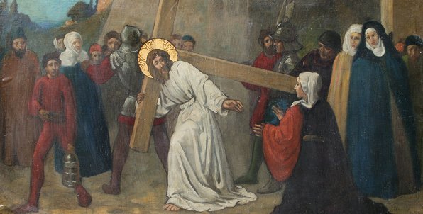 ARTS/CRAFTS STATIONS OF THE CROSS PAINTINGS - 7