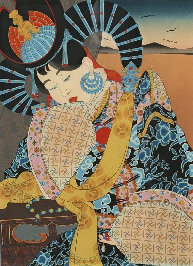 PAUL JACOULET JAPANESE WOODBLOCK PRINT