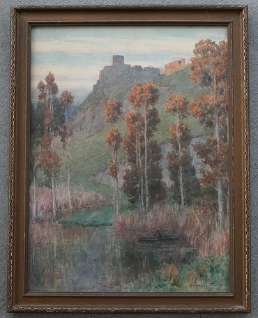 GEORGE SHERIDAN KNOWLES WATERCOLOR PAINTING