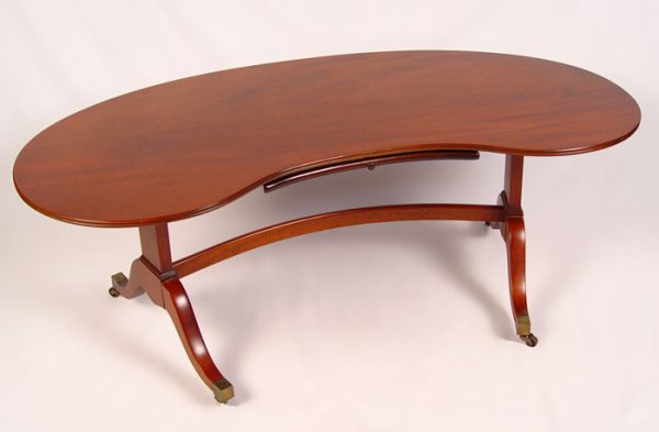 Kittinger Mahogany Coffee Table Kidney Shape Feb 17 2008 Burchard Galleries Inc In Fl