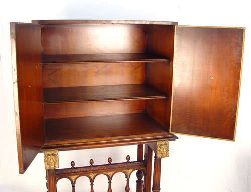 EARLY 20TH C PAINT DECORATED CHEST ON STAND - 3