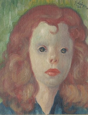 JEAN CALOGERO REDHEAD ITALIAN PAINTING
