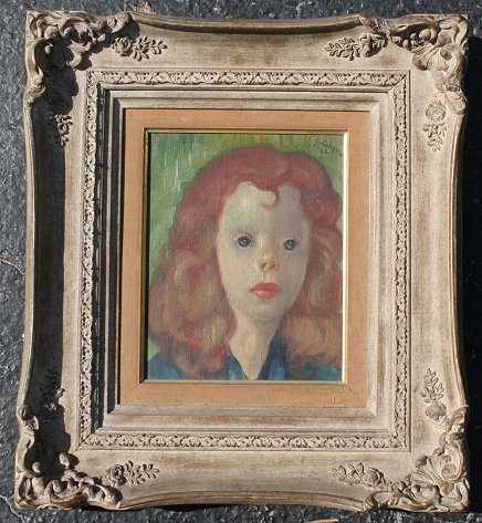 JEAN CALOGERO REDHEAD ITALIAN PAINTING - 2