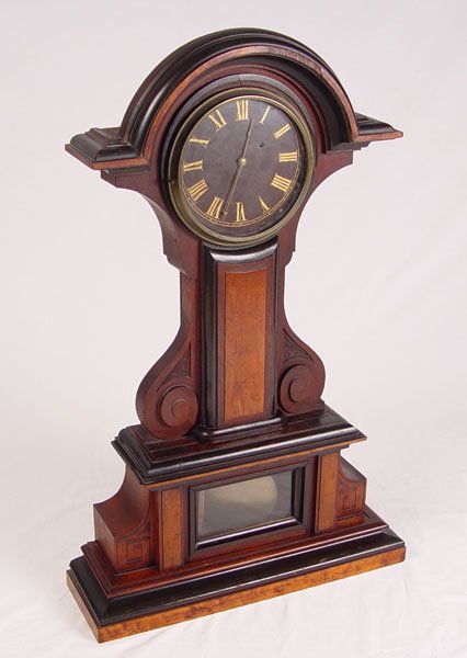 MID 19TH CENTURY TABLE TOP BANJO CLOCK SIGNED
