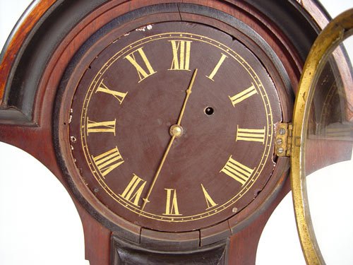 MID 19TH CENTURY TABLE TOP BANJO CLOCK SIGNED - 2