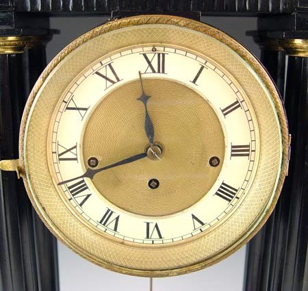 EMPIRE PILLAR MANTLE CLOCK GRAND SONNERIE MOVEMEN - 2