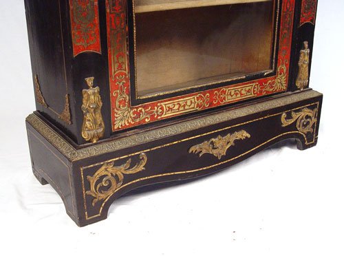 19TH C FRENCH BOULLE INLAY SIDE CABINET - 3