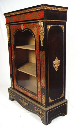 19TH C FRENCH BOULLE INLAY SIDE CABINET - 4
