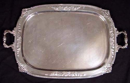 6 PIECE HAND CHASED STERLING TEA SERVICE - 3