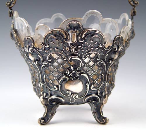 POSEN GERMAN FINE SILVER BASKET - 3