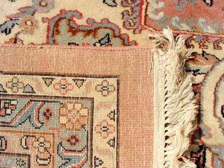 HAND TIED INDO PERSIAN CARPET 17.5 x 12 - 5