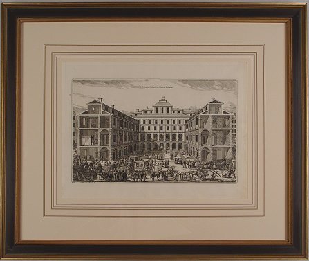 4 FRAMED DAHLBERG SWEDISH TOWN ENGRAVINGS - 2