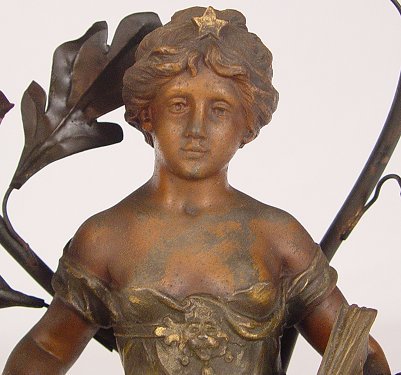 ART NOUVEAU FIGURAL LAMP - 2