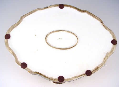 FRENCH PORCELAIN COBALT AND GILT BOX - 5