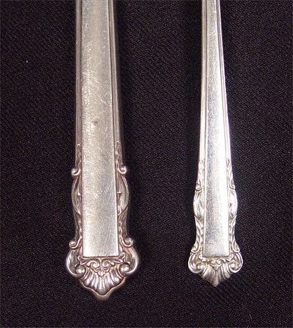 98 pc LUNT ENGLISH SHELL STERLING FLATWARE - 2