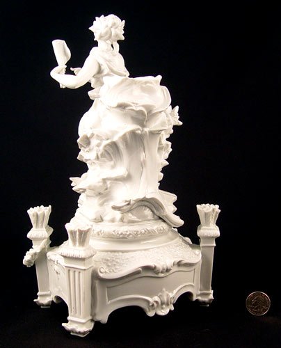 VOLKSTEDT BLANC DE CHINE PORCELAIN FIGURE - 4