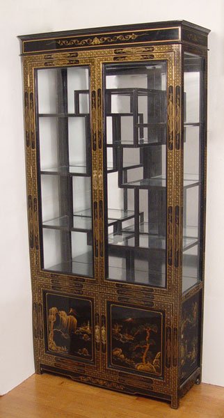 CHINOISERIE CURIO CABINET