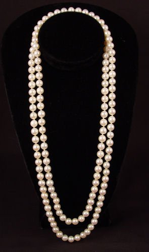 52'' STRAND OF 8.00 MM CULTURED PEARLS