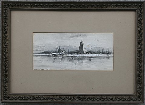 R.S. GIFFORD PUNTA RASSA FLORIDA PAINTING HARPER - 2