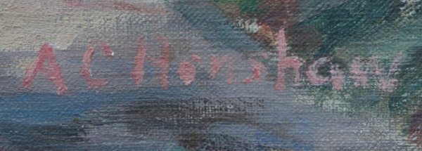 A.C. HENSHAW LANDSCAPE PAINTING - 2