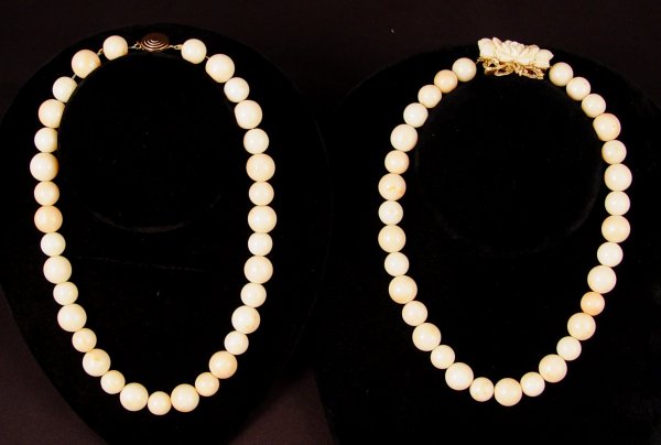 ESTATE LOT 6 PC ANGEL SKIN CORAL JEWELRY 14k 27gr - 3