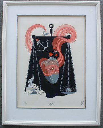 ERTE LIBRA SERIGRAPH
