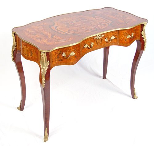 FRENCH STYLE ORMOLU BUREAU PLAT DESK