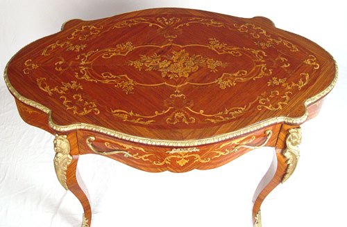 FRENCH NAPOLEONIC III STYLE DESK - 2