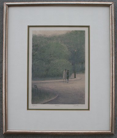 HAROLD ALTMAN LITHOGRAPH ''CHAIR''