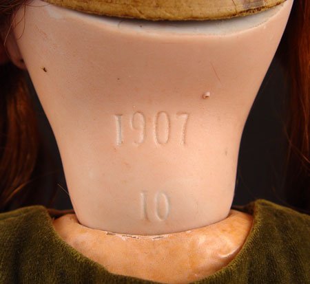 FRENCH TETE JUMEAU MARKED 1907/10 - 3