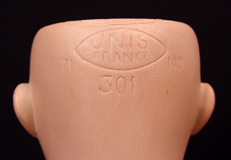 SFBJ FRENCH BISQUE DOLL UNIS FRANCE - 3