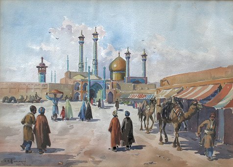 HAYRAPETIAN ORIENTALIST PAINTING