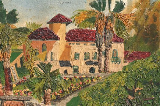 RAYMOND HOFFMAN PRIMITIVE FLORIDA PAINTING - 2