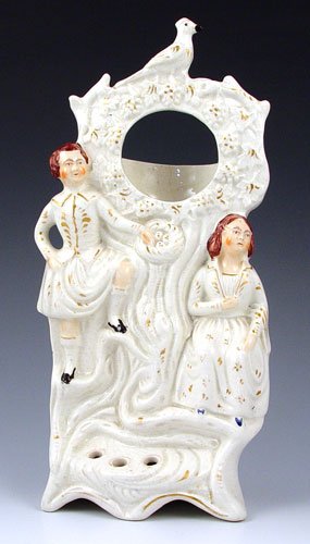 19th C STAFFORDSHIRE WATCH TOWER
