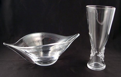 3 PIECE GROUP STEUBEN CRYSTAL