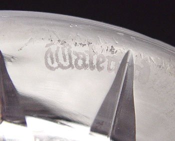 14" TALL WATERFORD CUT CRYSTAL VASE - 2