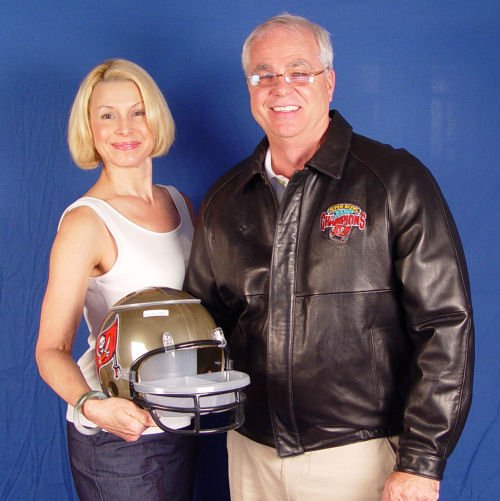 NFL BUCCANEER LEATHER SUPER BOWL CHAMPION JACKET  - 2