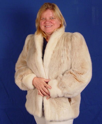WHITE MINK ? FUR JACKET