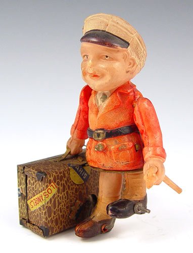 3 PIECE LOT TIN LITHO CELLULOID TOY LOT - 4