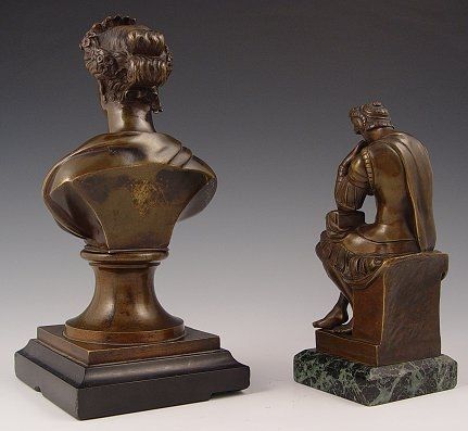 4 PC FIGURAL BRONZE COLLECTION - 5
