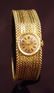 208: 54 gr 18K LADIES JUVENIA WRISTWATCH & BAND