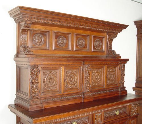 PROFUSELY CARVED ITALIAN RENAISSANCE SIDEBOARD - 2