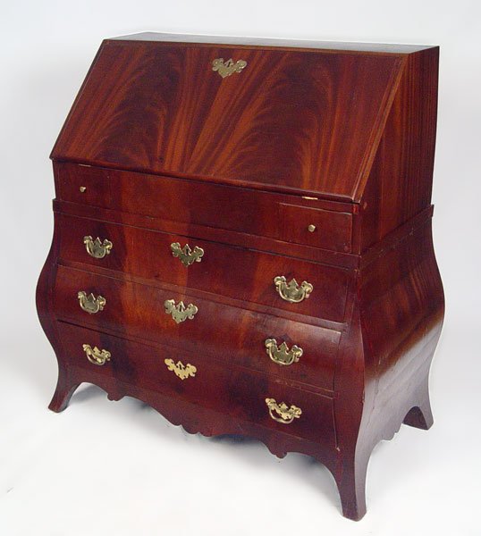 ENGLISH REGENCY DESK ON BOMBAY STAND 1830'S