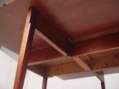 19TH C MAHOGANY DROP LEAF DINING TABLE - 3
