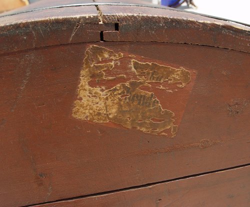 19TH C GERMAN DOME TOP TRUNK - 3