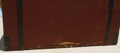 19TH C GERMAN DOME TOP TRUNK - 4
