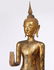 LARGE EARLY AND IMPORTANT GILT BRONZE BUDDHA - 3