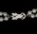 DIAMOND PENDANT ON MIKIMOTO PEARL NECKLACE - 3