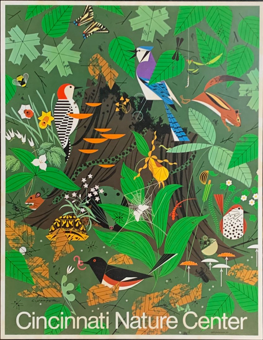 CHARLES HARPER SERIGRAPH CINCINNATI NATURE CENTER: HARPER, Charles, (American, 1922 - 2007): ''Cincinnati Nature Center'', Serigraph, 22'' x 17'', pen signed in the plate lower left, encased in original Frame House Gallery envelope.
